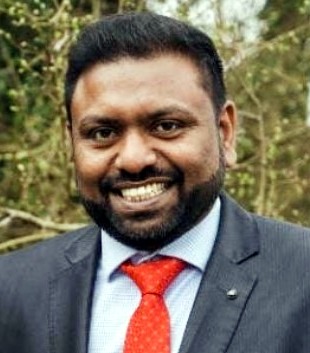 Bibin Baby (Bibin Kuzhiveli) contesting in both Town and District Councils