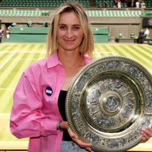 Unseeded Czech Marketa Vondrousova Shines at Wimbledon 2023 with ‘No Rains No Flowers’ Tattoo”