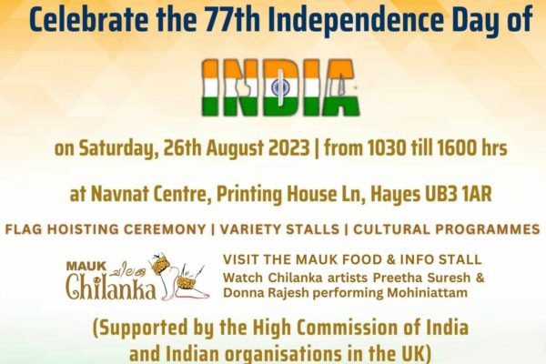 Indian Independence Day Festivities: MAUK Collaborates with High Commission of India