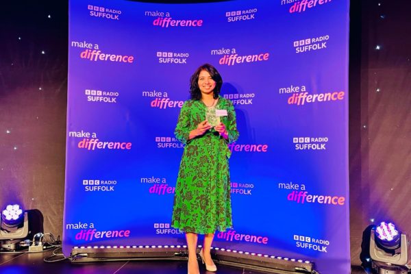 Ipswich Malayalee Akhila Venkitachalam honoured at BBC Radio Suffolk’s ‘Make a Difference Awards’