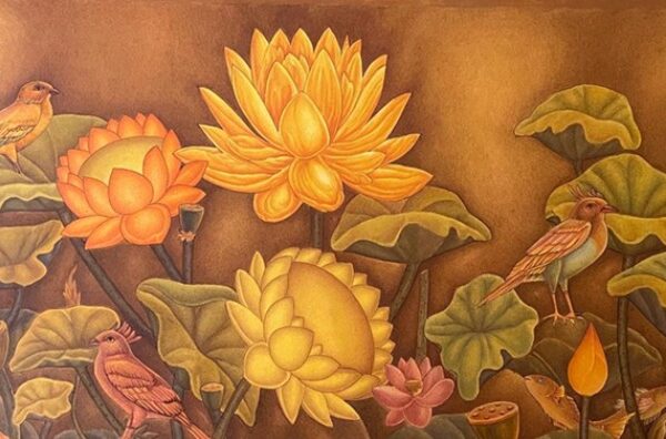 Kerala Mural Maestro, P K Sadanandan’s Exhibition Titled ‘Taamara’ at Nehru Centre, London