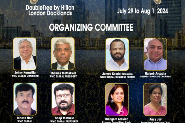 London Set to Host World Malayali Council’s International Business Conclave