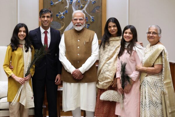 Rishi Sunak and Family in India: Meet Prime Minister Narendra Modi