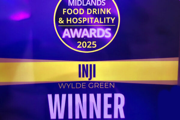 Birmingham based Inji Wins Best South Asian Restaurant at Midlands Food and Drink Hospitality Awards