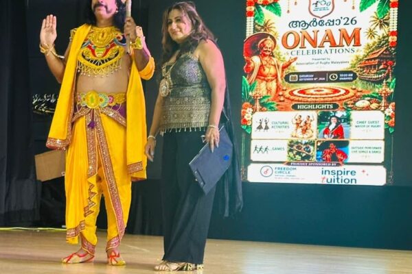 Muhammad Niyas Brings Musical Magic to Rugby Malayalee Association Onam